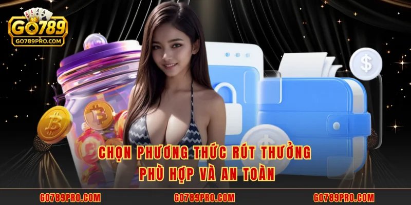 Rút Tiền GO789 Chọn phương thức rút thưởng phù hợp và an toàn